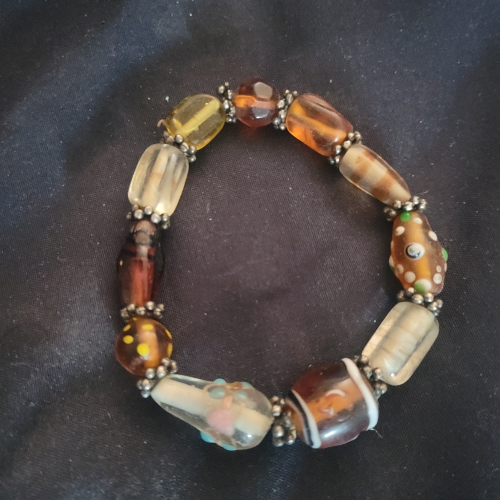 Bracelet brown beaded